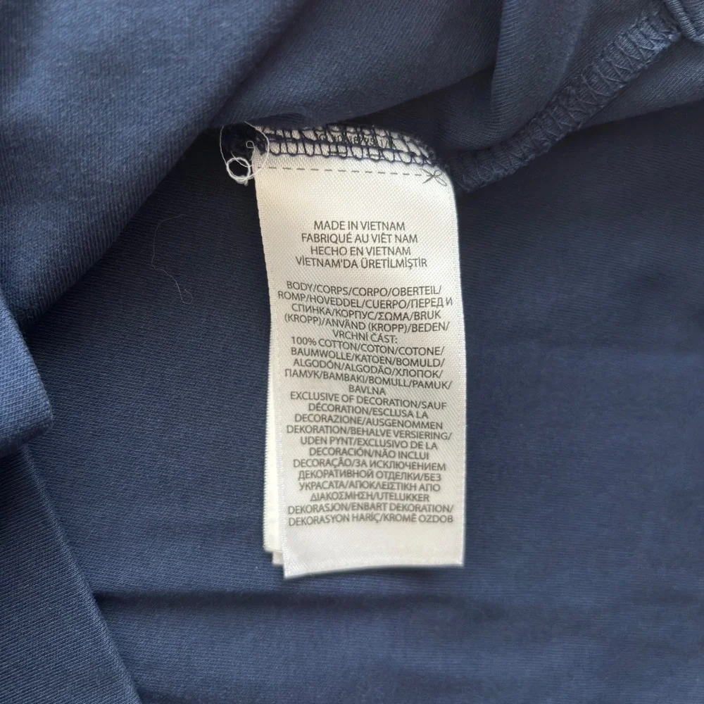 Polo Ralph Lauren Mens Classic Fit Navy Blue Cotton Short Sleeve Polo Shirt M